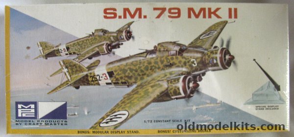 MPC 1/72 Savoia-Marchetti S.M.79 (SM-79), 1101-100 plastic model kit